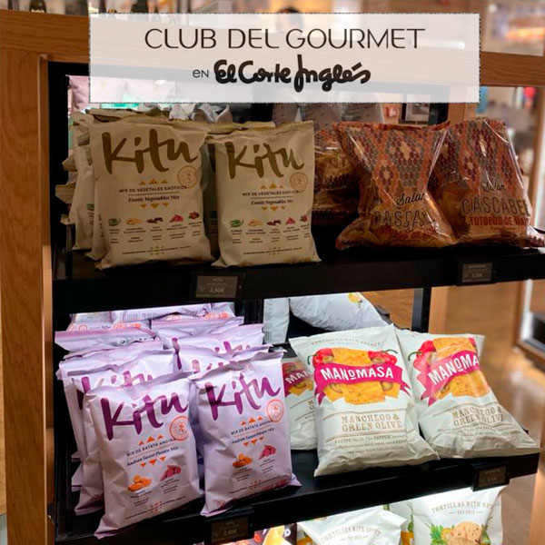 Kitu Snacks en el Club Gourmet del Corte Inglés